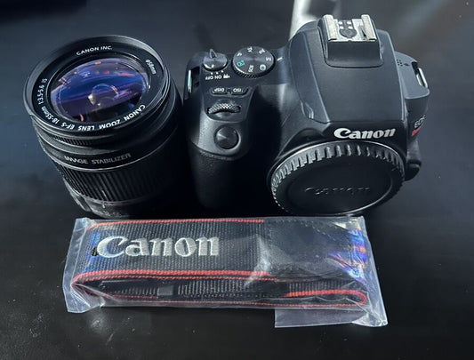 Canon EOS Rebel SL3 24.1MP Digital Camera Black w/ 18-55mm Lens Low Shutter